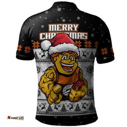 GWS GIANTS Polo Shirt Special Ugly Christmas Holiday Footy Fans