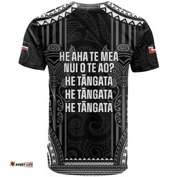 Aotearoa Toitu Te Tiriti T Shirt No Kiwi Without Iwi LT05