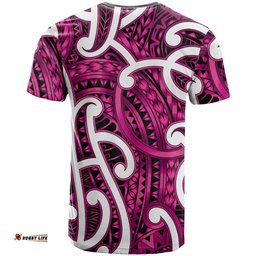 Aotearoa Maori Kowhaiwhai T Shirt Mawhero Puhoro and Patiki LT9