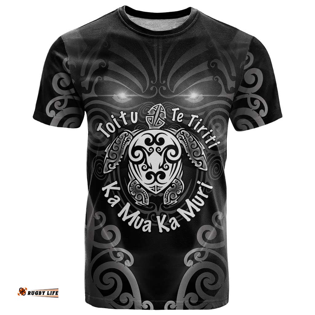 Aotearoa Toitu Te Tiriti T Shirt Ka Mua Ka Muri LT05
