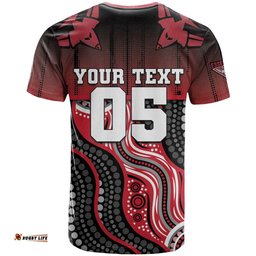 Custom Essendon Go Bombers T Shirt Don The Sash DT05