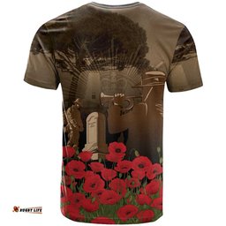 Australia - New Zealand ANZAC Lone Pine T Shirt The Last Post LT7