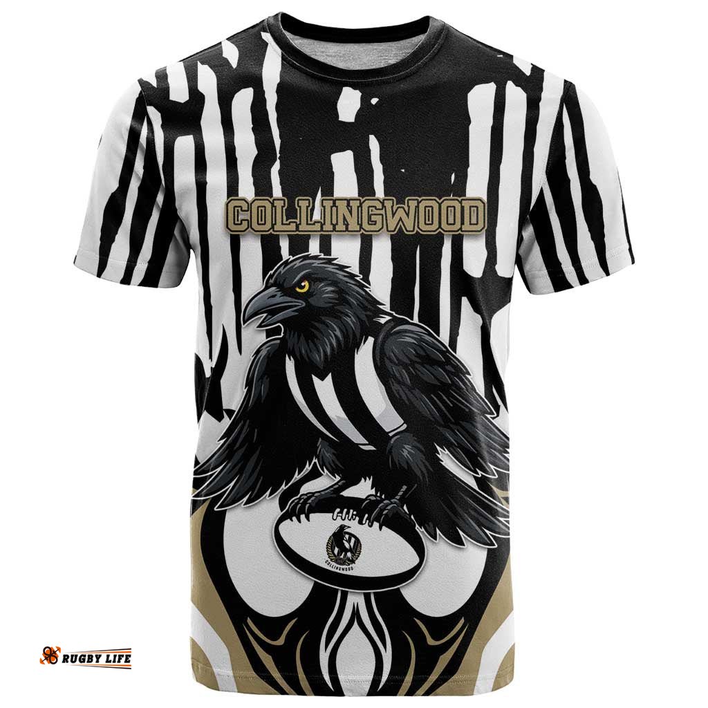 Custom Collingwood Black T Shirt Unique Style DT05