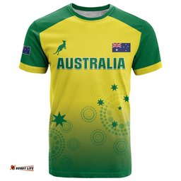 Custom Australia Cricket T Shirt Go Champions Aussies LT05