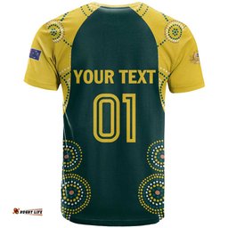 Custom Australia Cricket T Shirt Aussies Champions LT01