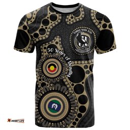 Collingwood NAIDOC Week 2026 Personalised T Shirt 50 Years of Deadly Aboriginal Art LT14