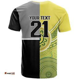 Custom Cricket AUNZ Spirit T Shirt Aussie New Zealand Retro Edition LT9