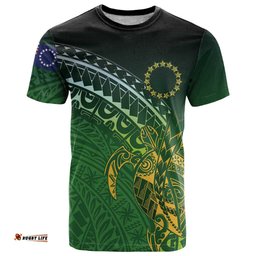 Cook Islands Rugby Kuki Avaiki T Shirt Tribal Turtle LT7