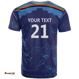 Afghan Atalans Cricket Custom T Shirt Afghanistan Map with Sporty Style LT9