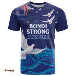 Bondi Beach Pray For Australia Personalised T Shirt LT9