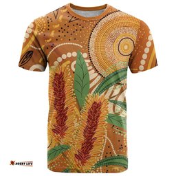 Australia Bottlebrush T Shirt Callistemon Aussie Native Flowers Indigenous Art LT14