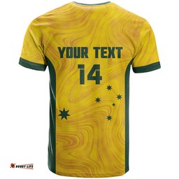 Custom Bowls Australia T Shirt Marble National Color LT14