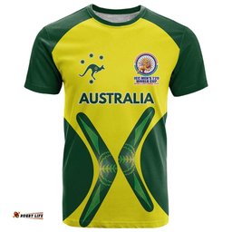 Custom Australia Cricket Spirit 2026 T Shirt World T20 Edition LT9