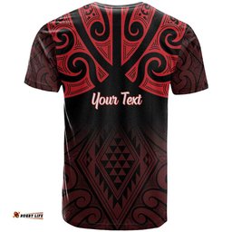 Personalised Keep Maori Wards New Zealand T Shirt Stronger Together Aotearoa Taniko LT14