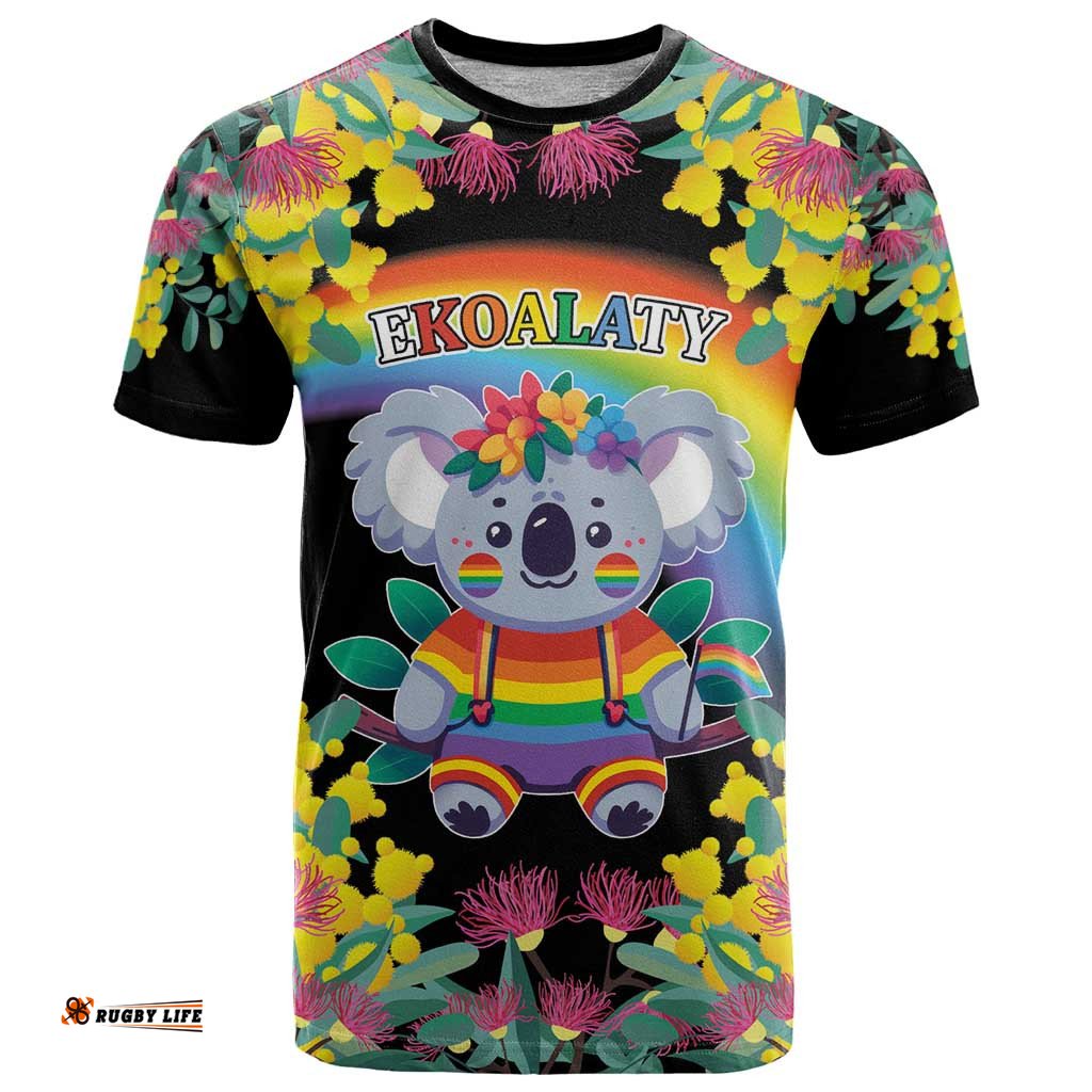 LGBTQ Koala Gay T Shirt Aussie Koala Bear Ekoalaty LT9