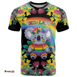 LGBTQ Koala Gay T Shirt Aussie Koala Bear Ekoalaty LT9