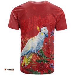 Merry Cocka-mas T Shirt Australia Christmas Red Art LT9