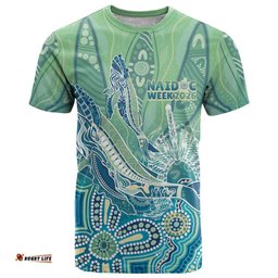 NAIDOC Week - 50 Years Deadly Torres Strait T Shirt Pastel Waves LT7