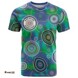 NAIDOC 50 Years of Deadly T Shirt Sea Turtle Aboriginal Dot Art LT19