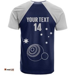 Custom Victoria Bowls Australia T Shirt Go Champions Garden State LT14