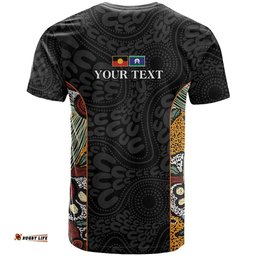 Personalised NAIDOC Deadly 50 Years T Shirt Minimalist Aboriginal Art LT9