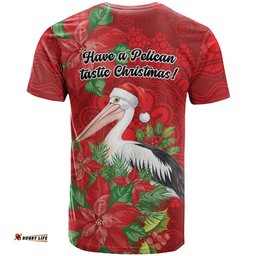 Australian Pelican T Shirt Aboriginal Inspired Christmas LT9