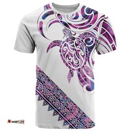 Mawhero Paua shell Kowhaiwhai Taniko Personalised T Shirt Turtle Tattoo Maori Tribal Style LT9