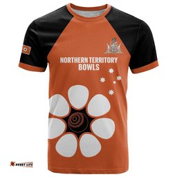Custom Northern Territory Bowls Australia T Shirt Go Champions Sporty Style LT14