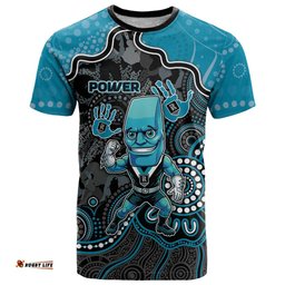 Custom Power Football T Shirt Aboriginal Dot Art Pattern DT05