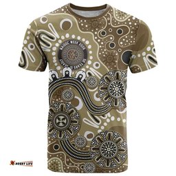 Personalised NAIDOC Week 50 Years Deadly Always T Shirt Brown Aboriginal Artwork Dot Painting LT9