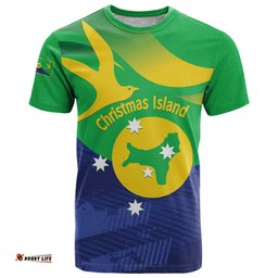 Personalised Australia Christmas Island T Shirt Wilayah Pulau Krismas Flag Color LT14
