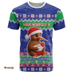 New Zealand Christmas T Shirt Have Yourself A Kiwi-tastic Christmas LT05