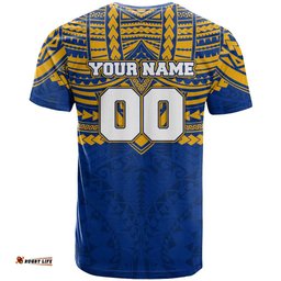 Personalized West Coast Eagles T Shirt Polynesian Tribal Pattern Heritage Football TS04