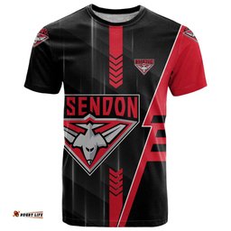 Personalized Essendon Bombers T Shirt Modern Geometric Sports Graphic Style TS04