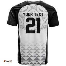 World Football 2026 New Zealand Custom T Shirt All White Fern Maori Tribal LT9