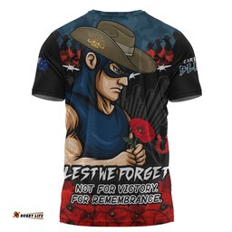 Carlton T-Shirt ANZAC Day Not For Victory For Remembrance