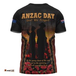 Australia T-Shirt Anzac Day Dawn Remembrance Eternal Tribute
