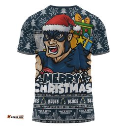 Carlton T-Shirt Festive Holiday Merry Christmas Vibe