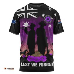 Australia T-Shirt Anzac Day Remembering Service Animals Sacrifice