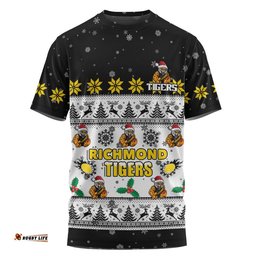 Richmond T-Shirt Special Ugly Christmas Holiday Footy Fans