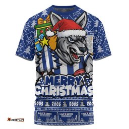 North Melbourne T-Shirt Festive Holiday Merry Christmas Vibe
