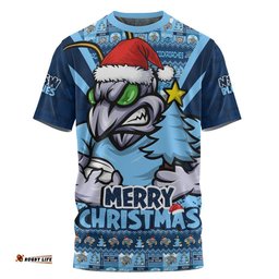 New South Wales Blues T-Shirt Merry Christmas Festive Spirit Edition