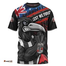 Collingwood T-Shirt Lest We Forget Eternal Honor