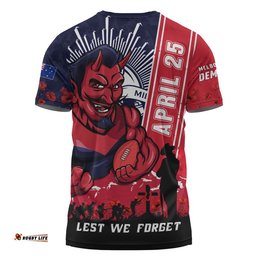 Melbourne T-Shirt Anzac Day Lest We Forget Memorial