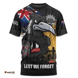 Collingwood T-Shirt ANZAC Day Honour And Football Legacy