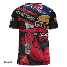 Essendon T-Shirt Lest We Forget Eternal Honor