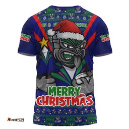New Zealand Warriors T-Shirt Merry Christmas Festive Spirit Edition
