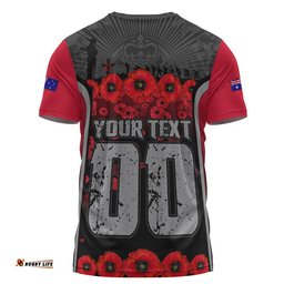 Essendon T-Shirt Lest We Forget In Eternal Honor And Duty