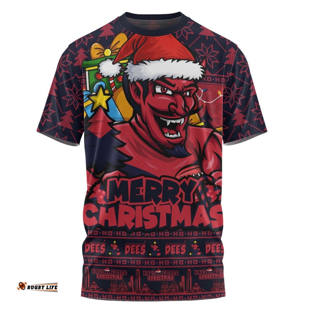 Melbourne T-Shirt Festive Holiday Merry Christmas Vibe