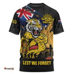 Richmond T-Shirt ANZAC Day Honour And Football Legacy